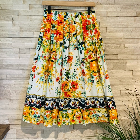 Antonio Melani NWT Mary Poplin A-Line Skirt $149 - Picture 7 of 11